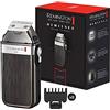 Remington, Regolabarba uomo Vintage, Design, 8 pettini fissi da barbiere (1.5 - 15 mm), ricaricabile, 60 min. autonomia, Astuccio incluso, LED batteria, Heritage MB9100