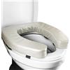 Generic Rialzi per WC per anziani, ergonomici, portatili, antiscivolo, sollevatore per sedile WC rialzato, per bagno, casa, viaggi, ospedale, camper, assistenza di sicurezza per anziani disabili