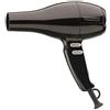 GAMMAPIU' Asciugacapelli Professionale Turbostar Nero + Diffusore con Punte Volumizzante, Phon per Capelli Alte Prestazioni, 2 Temperature e 4 Velocità, Passacavo Anti-Rottura, W 1500-1800