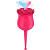 ROMANTICRAIN Forma di Rosa Potente Suććh𝚒a Cl𝚒tóridè per D𝚘nņa Cápèzzóli Lînguá V𝚒brántè Sèss𝚘 V𝚒brátórè Suććh𝚒at𝚘re Clít𝚘r𝚒deo Sēsśuāle Tóngue Lîćkìng V𝚒brátóri,Rosa