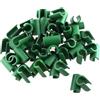 SENRISE 20 clip di fissaggio con fibbia a croce, 20 mm, in plastica, per traliccio da giardino, morsetti fissi per giardini, frutteti