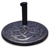 RELAX4LIFE Base per Ombrellone da Giardino, Base Rotonda per Palo Ombrelloni 38/48mm, Supporto Porta Ombrellone per Giardino, Balcone, Terrazza e Bar (20, Chilogrammi)