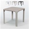 Produce Shop Tavolo Bar Poly Rattan Esterni 80x80 Grand Soleil Olè - Beige