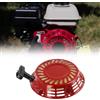 ARMYJY Avviamento a strappo per motori Honda GX120 GX168 GX200 5.5-6.5HP, distanza tra i fori 160 mm, diametro esterno 175 mm, rosso