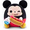 Snackles Disney, peluche da 35 cm di ZURU, peluche con accessorio snack(Mickey)