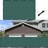 XUEDNGM Telo frangivisto Balcone 80 x 180 cm Traspirante Protezione solare, Anti-UV frangivisto balcone ringhiera Facile da installare con Occhielli Telo Privacy Schermo, per terrazza, Verde Scuro