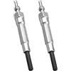 PNYZIK 2 candelette per Weber SmokeFire EX4 EX6 EPX6 in legno a pellet, adatte per Weber 7009 Grill Glow Plug Element, argento