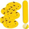 Ginwrek Confezione da 30 ricariche per trappole antipulci, dischi adesivi adesivi per pulci per interni di ricambio per trappole resistenti compatibili con la maggior parte dei modelli di trappole