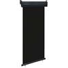 vidaXL - Balkon-Seitenmarkise 80 × 250 cm Schwarz