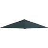Outsunny Tetto di Ricambio per Gazebo 3x3 m da Giardino, Telo Gazebo Resistente all'Acqua in Poliestere 180g/㎡ con 8 Fori di Drenaggio e Prese d'Aria, Solo Copertura, 298x295 cm, Grigio