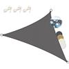 Sol Royal Tenda a Vela Impermeabile 6x4,2x4,2 m SolVision PS9 - Tenda da Giardino Sole per Esterno - Telo Ombreggiante Parasole Protezione Anti Raggi UV Antracite - Triangolare 600x420x420 cm