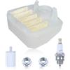 Gubeter Kit Filtro Carburante Dadi Barra Filtro Aria, per Motosega per Husqvarna 340 340E 345 345E 346Xp 350 353, 537024002, 537 02 40 02