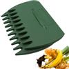 Generico Raccogli Foglie Per Lavori In Giardino, Artigli per Foglie con Rastrello Manuale, Attrezzo da Giardino Impermeabile per Rimozione Residui e Pulizia Prato