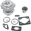 ICOOYO Kit cilindro pistone per decespugliatore Oleo-Mac 453 744 753 755 OS530 OS550 Efco 8530 8535 8550 8753 61112035B