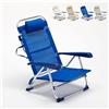 Produce Shop Sedia Sdraio spiaggina con braccioli Pieghevole Gargano - Blu
