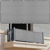 DYINDUN Copri Ringhiera Balcone 80 x 220 cm Protezione Privacy, Anti-Uv, Resistente Al Vento Frangivisto Balcone Impermeabile Facile da Montare per Giardino Terrazza, Grigio