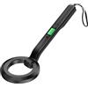 Whnbuij Metal detector professionale: design compatto, batteria ricaricabile | Scanner in metallo industriale con display LCD per la caccia al tesoro a risparmio energetico, cercatore d'oro grandangolare