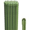 Paluplus 50 Canne in Acciaio con Rivestimento in Plastica Verde, Lunghezza 180 cm, diametro 16mm, Stecche Sostegno per piante Rampicanti, Ortaggi, Pomodori, per giardino, orto -3196F