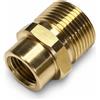 M&M Smartek Adattatore per idropulitrice M22 x 1,5 Maschio a 1/4 Femmina. Collegamento 1: M22 x 1,5 Maschio. Collegamento 2: 1/4 Femmina. Materiale: Ottone.