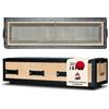 TOKYO design studio Griglia Konro - Barbecue giapponese tradizionale a carbone in pietra diatomite naturale - Ideale per Yakitori & Yakiniku - Grill da tavolo compatto - Fatto a mano in Giappone - Grande (77x23x20cm)