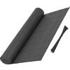 KESSER® Recinzione Privacy in PVC - 80 x 300 cm, Rivestimento per Balconi, Frangivento, Doghe Rinforzate per Giardini, Balconi e Terrazze, incl. Fascette e Copertura, Antracite