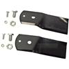 perfektGarten 2 coltelli da 17 cm compatibili con Stiga Ready Park Villa 85 95 105 Combi 1134-7880-01 1134-9119-01