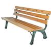 DOMUS PANCHINA GHISA Legno Strong Vern Verde/Nero CM 160