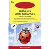Astuceo Set di 4 adesivi per mosche, decorazione coccinella