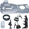 Gubeter Kit tappo olio linea filtro carburante regolatore piastra guida catena, per parte motosega Per Husqvarna 353 346Xp, 537215202, 503903901, 537405601