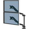 Fellowes Platinum Series 8043401 Supporti a parete per TV 81,3 cm [32] Scrivania Nero (Platinum Dual Stacking Monitor Arm Black) [8043401]