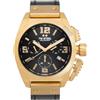 TW Steel Swiss Canteen Mens 46mm Quartz Chronograph Watch with Leather Strap