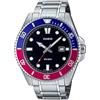 Casio Serie MDV106 | Orologio analogico unisex | 200M WR | Cassa in acciaio inossidabile | Cinturino in resina | 2 lancette analogiche (HR, Min, SEC) | Display della data | Corona a vite/fondello a