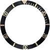 ROUHO 37,6mm Inserto Lunetta Orologio Alluminio Inclinato Anello Lega Componente Intarsio Opaco Segnatempo 30,7mm per Rolex Submariner Date 16610