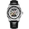 FORSINING Mens Orologi Meccanici Automatici Impermeabile Tourbillon Uomini Orologio Scheletro Auto Vento Sport Orologio Da Polso Moda Affari