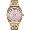 Nixon A0452360-00 - Orologio Uomo Quarzo, Display analogico, Cinturino placcato in acciaio inox oro