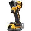 DEWALT ‎DeWALT DCF850E2T-QW Avvitatore compatto senza spazzole a percussione XR 18V 1/4 205Nm con 2 batterie POWERSTACK e valigetta TSTAK, Multicolore