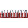 PB Swiss Tools BitBlock con 10 punte Torx con perno di sicurezza PB C6.710 | 100% Swiss Made | Pratico blocco Bitblock con PrecisionBits per applicazioni standard nell'industria e nell'artigianato