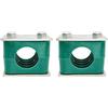SENRISE Morsetti per tubi idraulici in plastica, 2 pezzi, standard metrico per tubi con diametro esterno di 10 mm