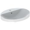 Geberit - Lavabo - Lavabo da incasso Geberit VARIFORM ovale 55x45cm con gamma di rubinetteria - Geberit