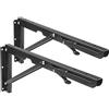 Maclean MC-876 Supporto Staffe per Mensola x 2 Pieghevole