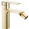 Rea - Storm Gold Rubinetto Bidet Miscelatore Monocomando In Ottone Per Wc Bagno (Oro) 16,5 X 4,5 X 14,5 cm