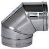 Europrofil Curva Acciaio Inox Gomito 90° Ø cm 15 Stufe e Camini GOMACC90SP05150