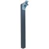 XINGWANGG Set di 1 Piede Pieghevole per Tavolo,Metallo Gambe di Supporto per Mobili,Gambe di Ricambio per Letto-cerniere Autobloccanti,per Tavolo Sospeso A Parete,Con Viti (72.5cm,Gray)