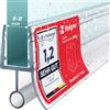 STEIGNER Guarnizione doccia UK08 150 cm (1 pz.) trasparente - Guarnizione box doccia verticale per docce angolari o pentagonali con porta 6-8 mm - Perfetta aderenza, Materiale resistente, Impermeabile