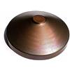 Kypos Copripalo in acciaio INOX brunito per pali tondi in legno recinzione - confezione da 10 pezzi - diametro da 80 mm a 140 mm (80 mm)