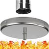 BG INVEST Condensatore per Canna Fumaria in Acciaio Inossidabile INOX - Raccoglitore di Condensa - Vassoio di Scarico Rotondo per Tubo Camino - Protezione Antigoccia - Diametro 140mm - Ø 140 mm