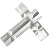 SENRISE 2 ganasce universali per morsa, kit di protezione per morse in lega di alluminio, morsetti da banco per tenere tubi idraulici in plastica e legno (12,7 cm)