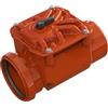 Uzman-Versand Valvola antiriflusso - ø DN 200 con coperchio di corda alettaper cover Valvola antiritorno,