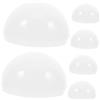 Operitacx 6 Pezzi Diffusore per Paralume Lampada da Soffitto in PC Bianco, Design Semicircolare e Piatto, Diffusione Luce e Multifunzionale, Copertura Elegante per Lampadine LED