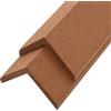 vidaXL 5X Profili Angolari per Decking in WPC Marrone Bordatura Pavimentazione